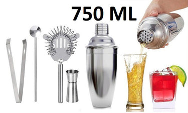 Cocktail Shaker Set Bartender Kit for Mixed Drink 750ml